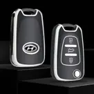 Dutch Shield Sleutelhoesje  Hyundai zwart C3
