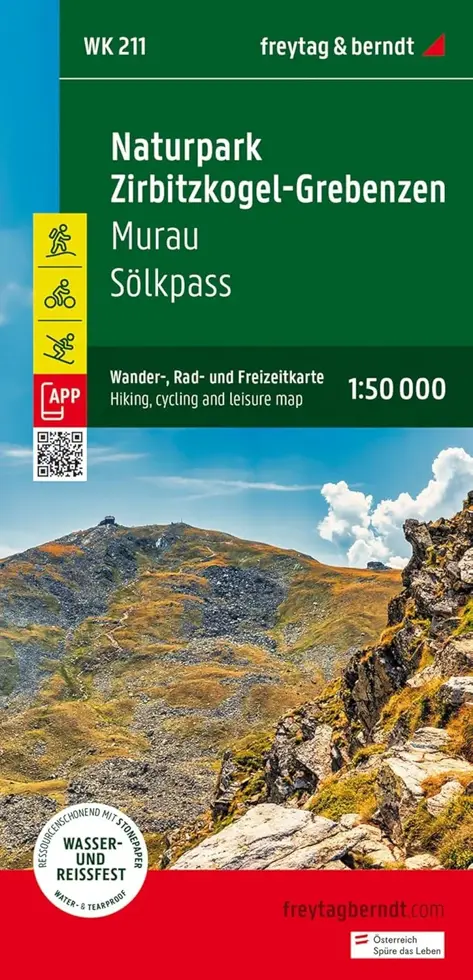 Wandelkaart WK211 NP Zirbitzkogel