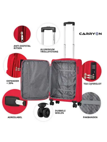 Air Grote zachte koffer 77cm