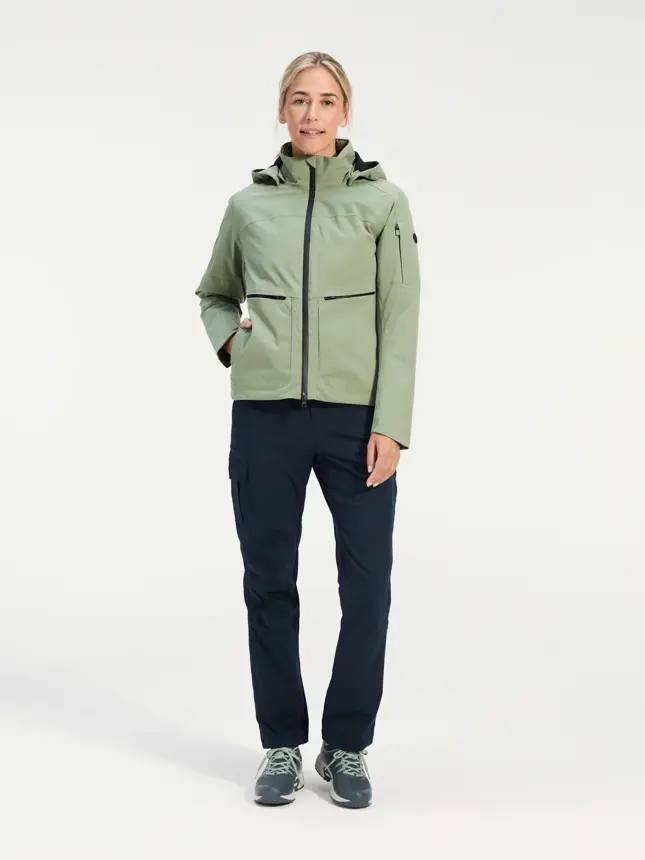 Olieven - Jas dames - Human Nature