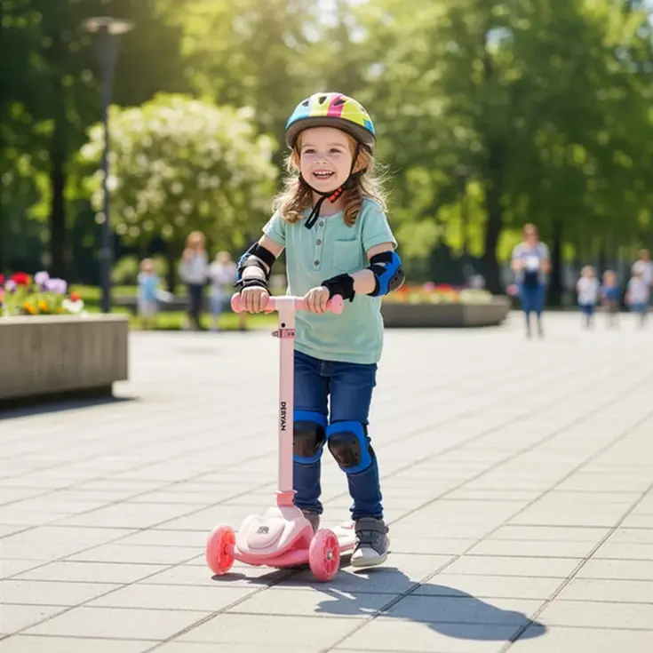 Harvey Kinderstep step - 3 wielen met LED lichten