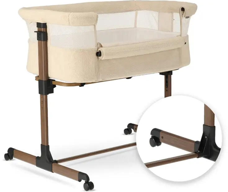 Snoozy Teddy Co Sleeper - Verstelbaar frame