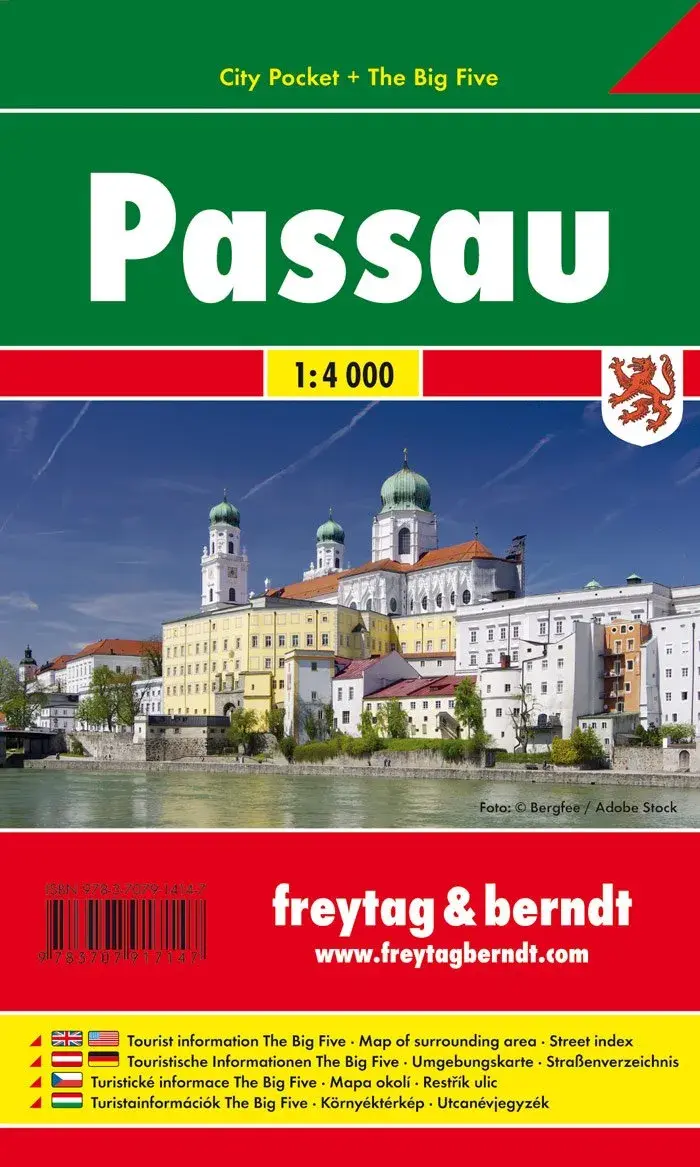 Freytag & Berndt City Pocket Map Passau