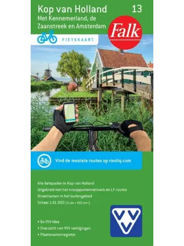 VVV Fietskaart 13 Kop van Holland