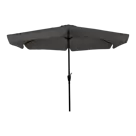 CUHOC Parasol Grijs Ø3m Met Voet En Hoes