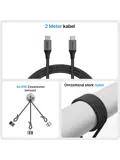 Connect C20 - USB-C Kabel - 100W 20Gbps 4K 2M