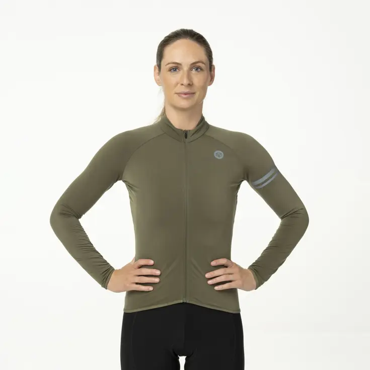 Thermo Fietsshirt Lange Mouwen Essential Dames