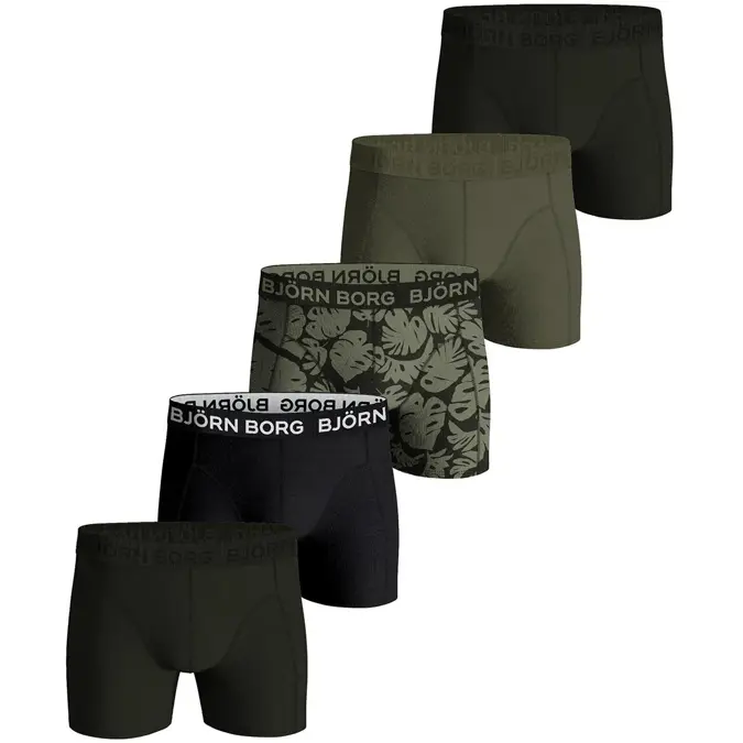 Heren 5-Pack Boxers Mix Björn Borg