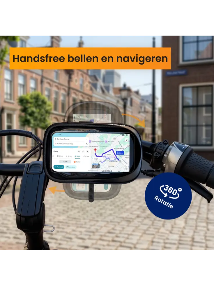 Telefoonhouder Fiets en Motor Waterdicht