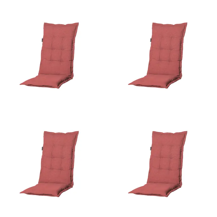 Manchester - Kussen hoge rug - Set van 4