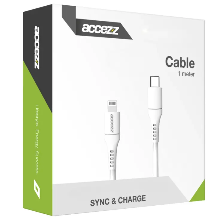 Lightning naar USB-C kabel 1 meter