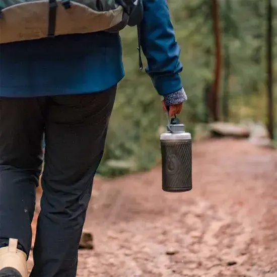 Hydrapak Flux - Drinkfles Grijs