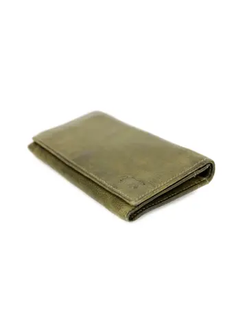 Sweety - XL portemonnee - Leer - Drukknoop