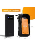 Telefoonhouder Fiets +Powerbank 10000 mAh