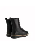 Trysil Dames - Veterboots met rits - Wol gevoerd