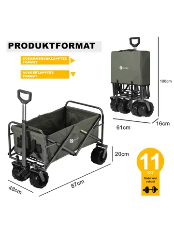 Packaway Opvouwbare Bolderkar 80KG