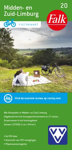 Falk VVV Fietskrt 20 Midden- en Zuid-Limburg