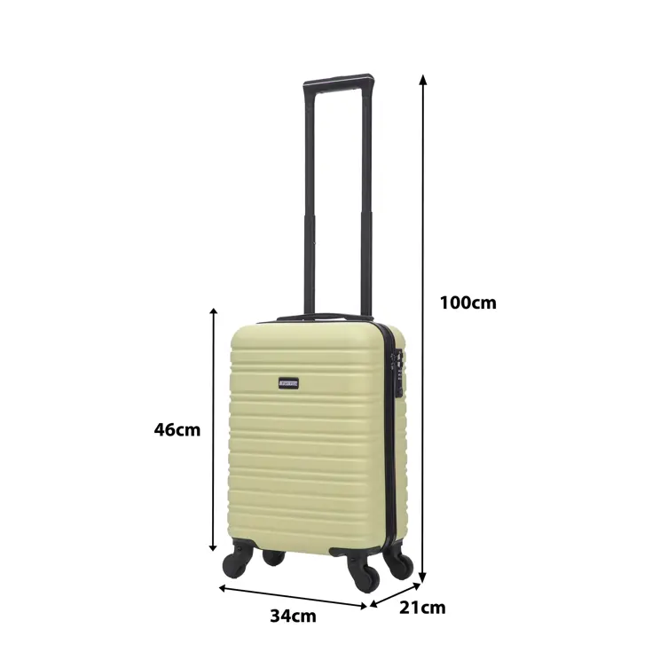 Reiskoffer XS ABS 29L met TSA-slot en 360° wielen