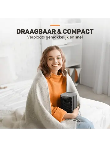 Elektrische Kachel  Zwart- 950W - Ventilatorkachel