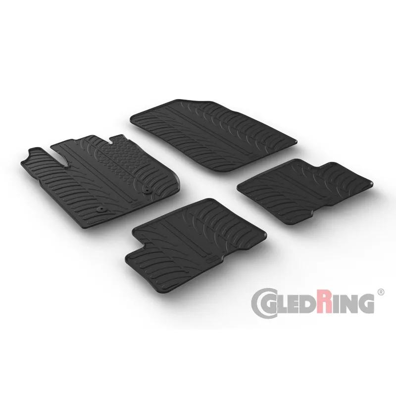 Gledring Chevrolet Aveo 2006-2011 - Rubbermatten - Zwart