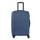 Travelite Bali 4 Wiel Trolley M blue Blauw