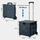 Packaway Boodschappenkrat - Met Deksel