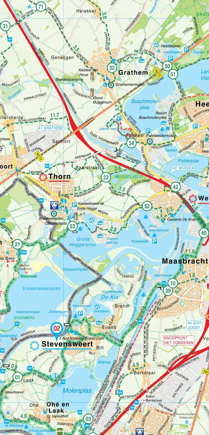 Falk VVV Fietskrt 20 Midden- en Zuid-Limburg