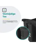 Voltano Dubbele Fietstas Rolltop E-bike Pro