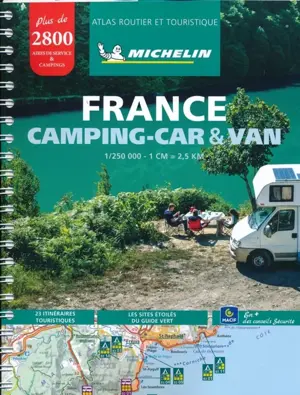 Wegenatlas Frankrijk Camping-Car Camper