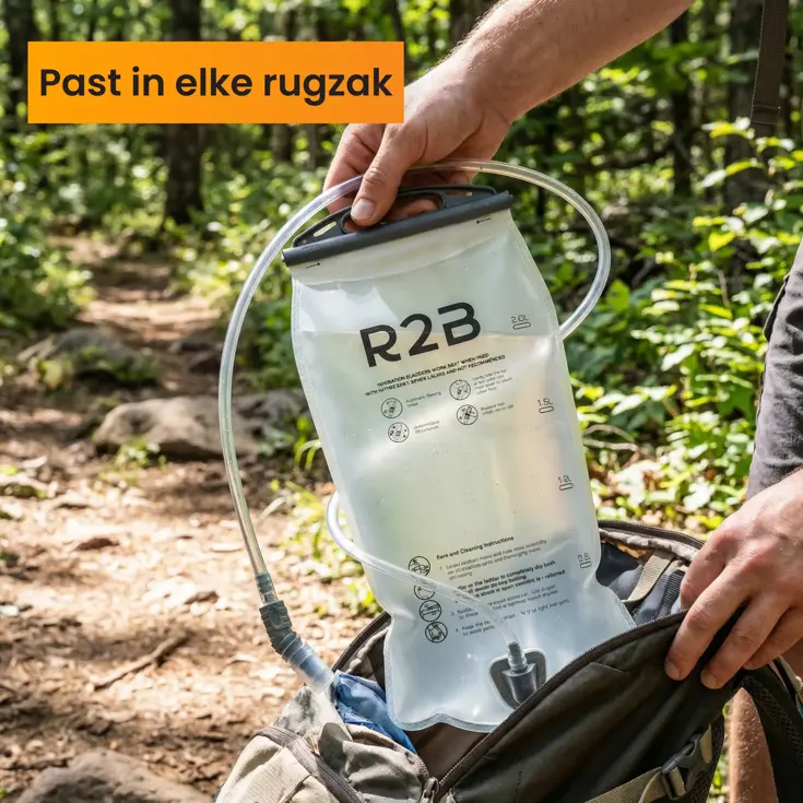 Waterzak voor runningvest