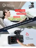 F17 Elite 3CH 4K Wifi GPS 128gb dashcam