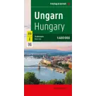 Wegenkaart Hongarije