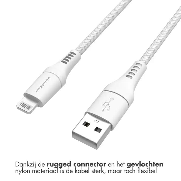 imoshion Lightning naar USB kabel 3 meter