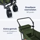 LifeGoods Bolderkar - Tot 120KG - 90L
