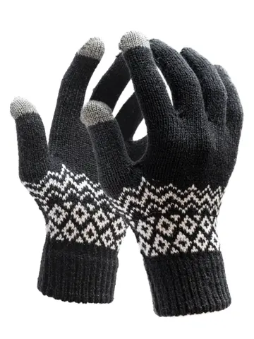 Touchscreen Handschoenen Winter - Zwart