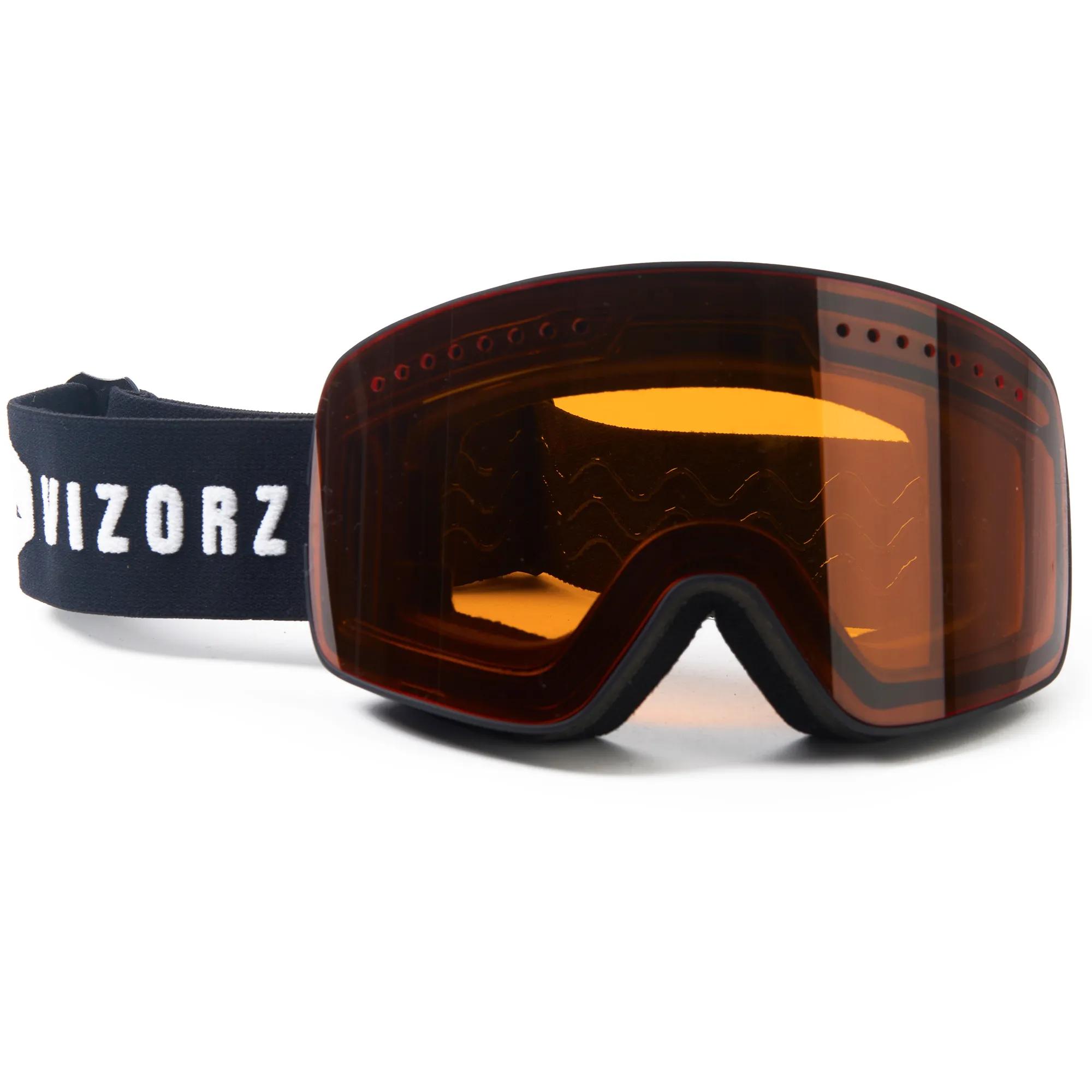 Vizorz  Skibril met Oranje vizier  Oranje