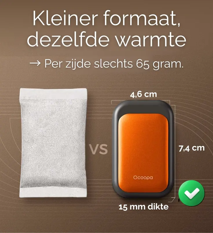 Herbruikbare Magnetische Handwarmers Oplaadbaar