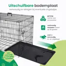 Hondenbench XL - Incl. Plaid - 2 Deuren