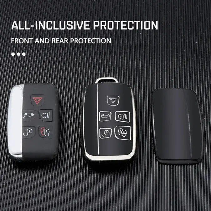 Dutch Shield Sleutelhoesje  Landrover zwart A5