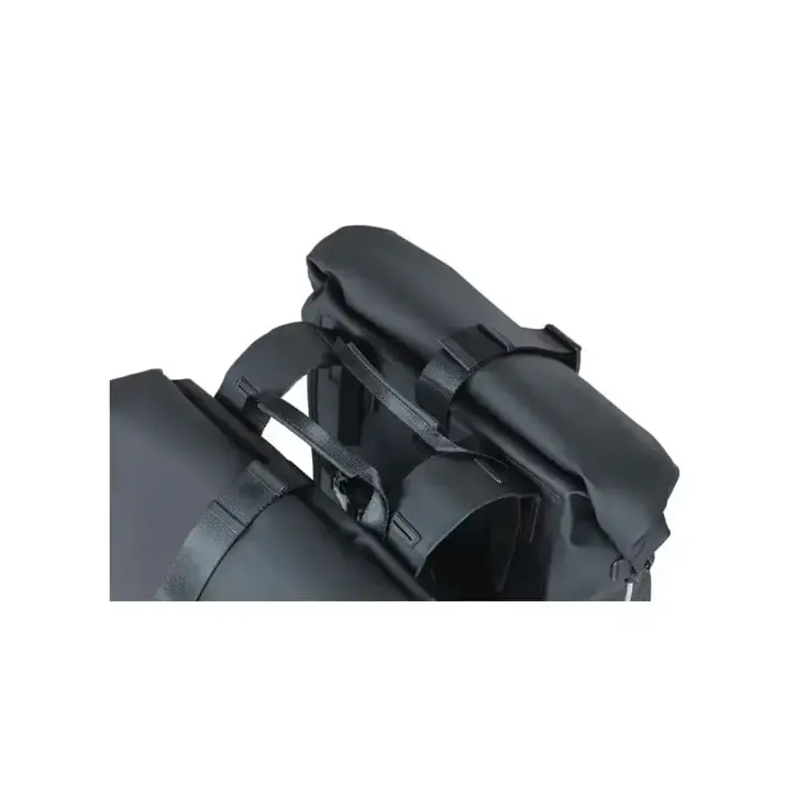 Basil dubbel SoHo Nordlight night zwart 41L