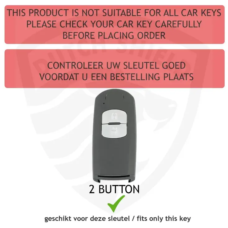 TPU Sleutelhoesje voor Mazda zwart A2