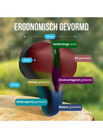 Fietszadel Unisex - Extra Comfortabel