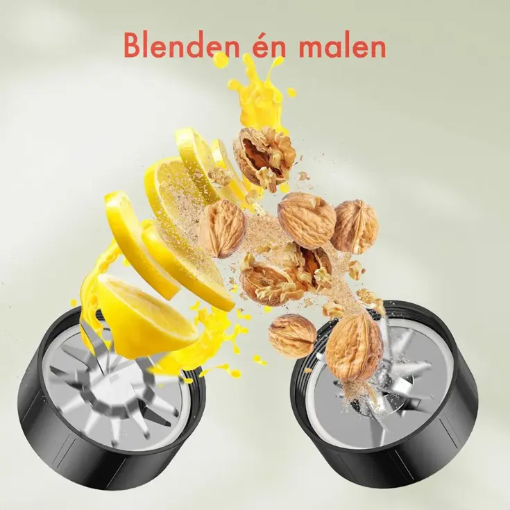Smoothie Blender – 2-in-1 – Zwart
