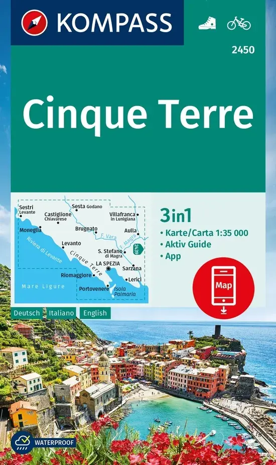 Wandelkaart WK2450 Cinque Terre