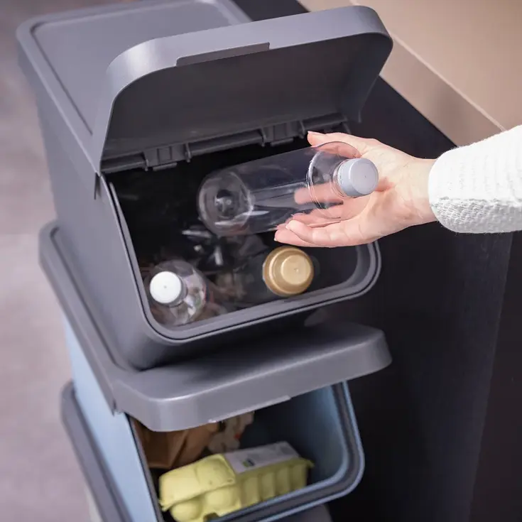 Sigma home - Prullenbak met deksel - 30L