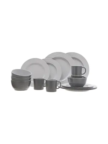 Rota serviesset grey 16-delig