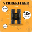 Homey’s Compact Verrekijker – Dakkant – 10x25