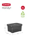 Curver Handy+ Opbergbox - 3 stuks van 50L