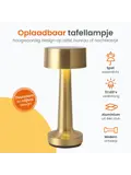 Classic Tafellamp Oplaadbaar - 21cm - LED
