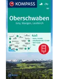 Wandelkaart WK187 Oberschwaben - Isny
